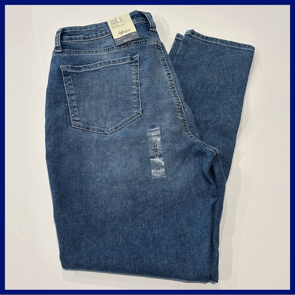Style and Company Skinny Curvy Jeans